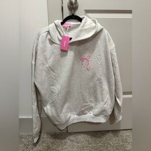 Edikted X-Large Grey Pink Lettering Hoodie. 💕⚡️